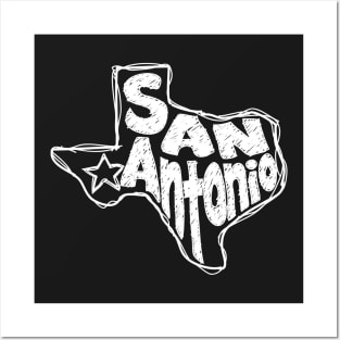 San Antonio, Texas Posters and Art